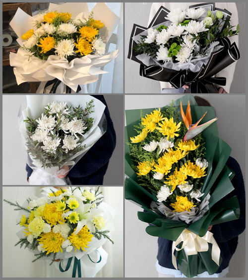 贵州六盘水六枝特区关寨镇上寨村白事花束代送